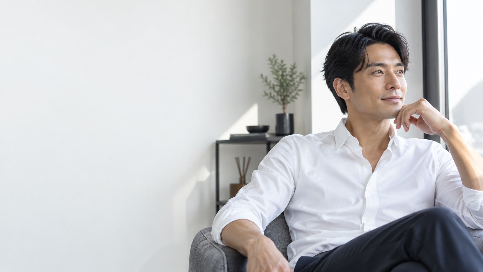 清潔感のある男性のイメージ写真